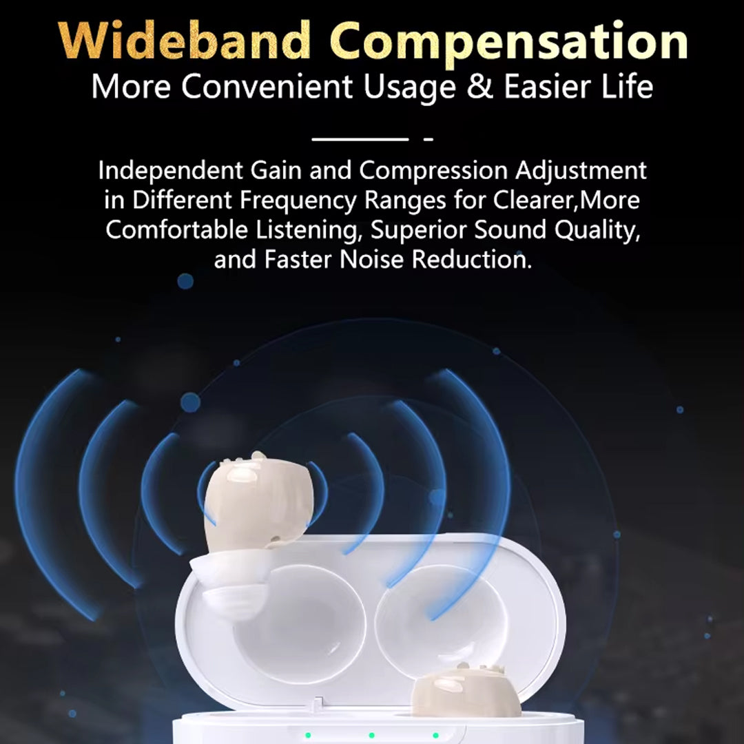 OTC ITE Rechargeable Wireless Hearing Aids